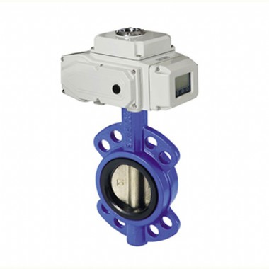 Electric midline butterfly valve